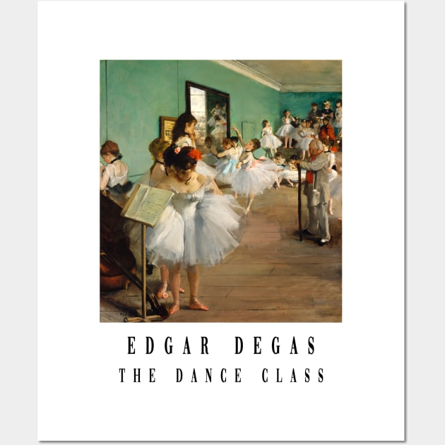 Edgar Degas painting - the dancing class Wall Art by thecolddots